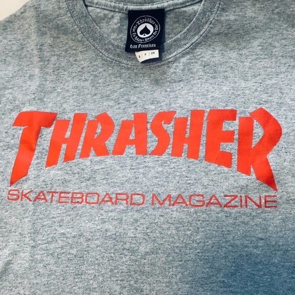 💜3/$30  Mens Small Thrasher Skateboard Tee - Picture 6 of 9